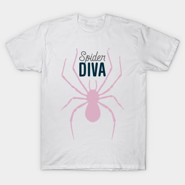 Spider Diva T-Shirt by oddmatter